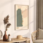 kihei, hawaii map poster - image 3