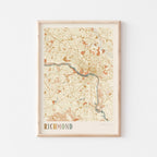 richmond, virginia map poster - image 1