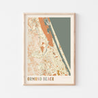 ormond beach, florida map poster - image 1