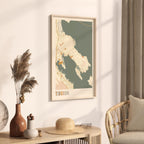 tiburon, california map poster - image 2