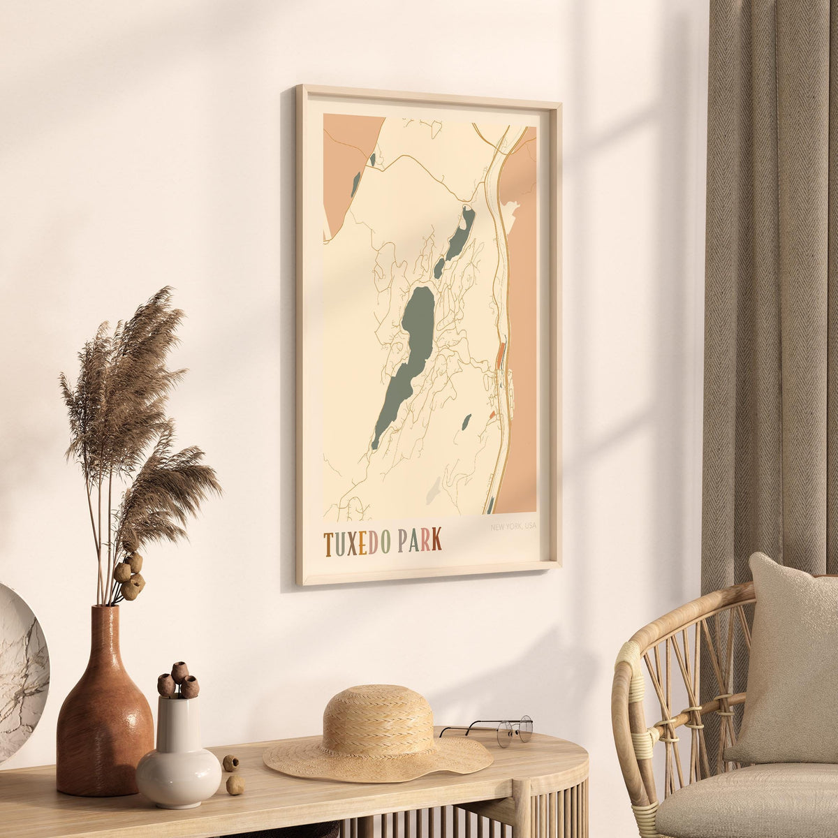 tuxedo park, new york map poster - image 2