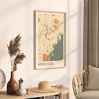 new rochelle, new york map poster - image 2