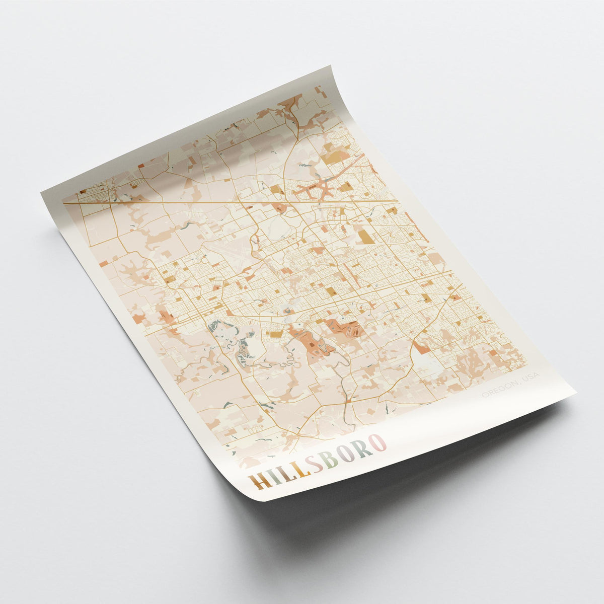 hillsboro, oregon map poster - image 4