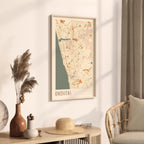 encinitas, california map poster - image 2