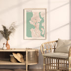 seattle, washington map poster - image 3