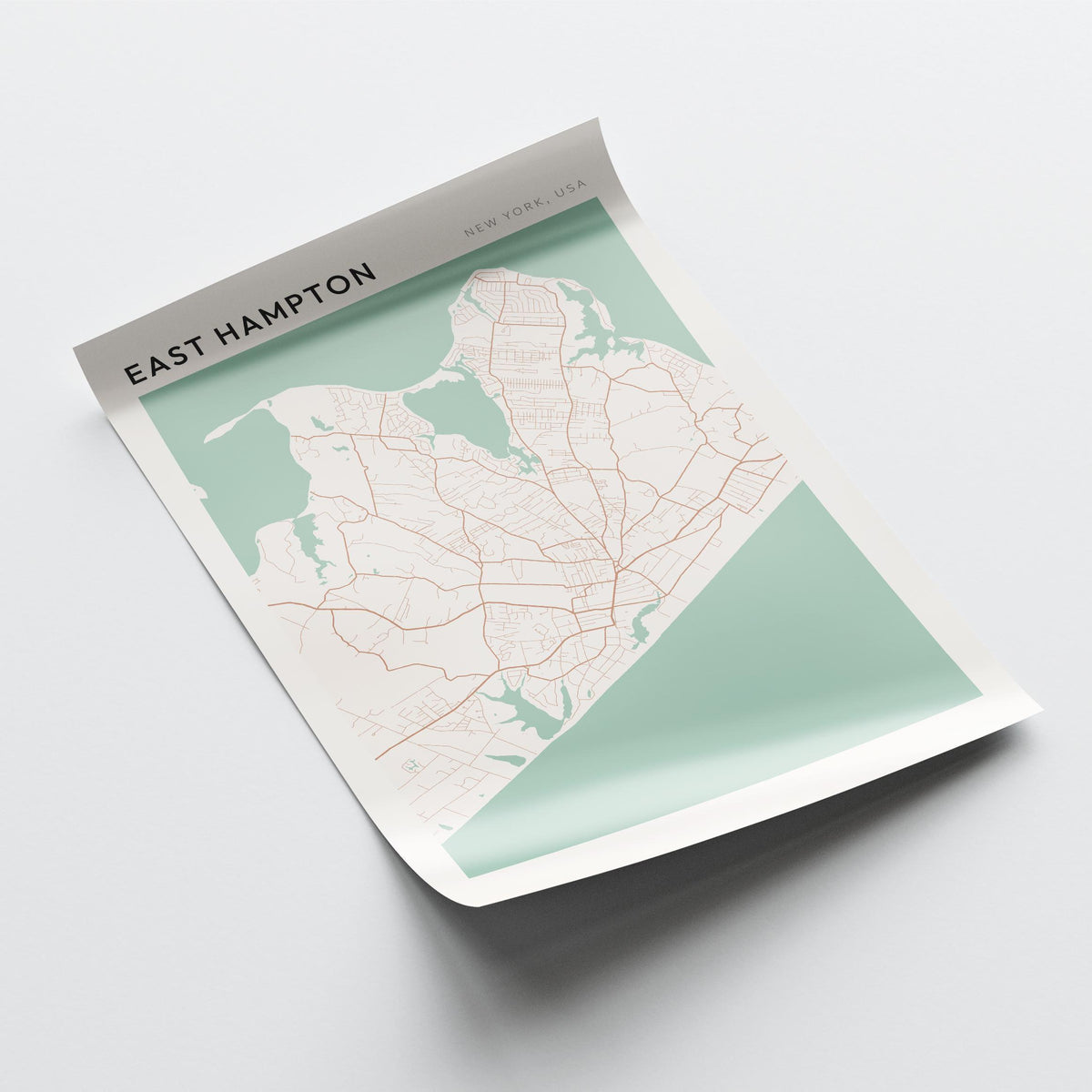 east hampton, new york map poster - image 4