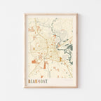 beaumont, texas map poster - image 1