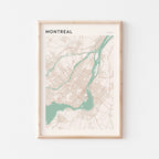 montreal, quebec map poster - image 1