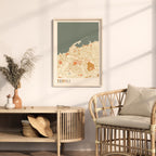 tripoli, libya map poster - image 3
