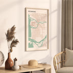richmond, british columbia map poster - image 2