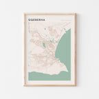 gqeberha, south africa map poster - image 1
