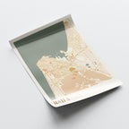 haifa, israel map poster - image 4