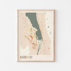 akureyri iceland map poster - image 1