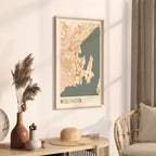 wellington, new zealand map poster - image 2