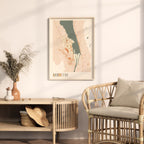 akureyri iceland map poster - image 3