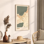 oran, algeria map poster - image 2