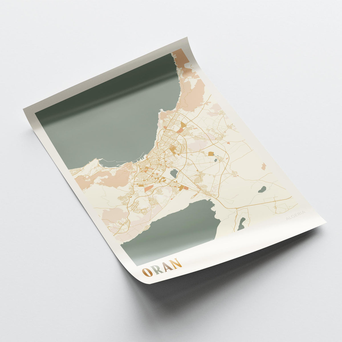 oran, algeria map poster - image 5