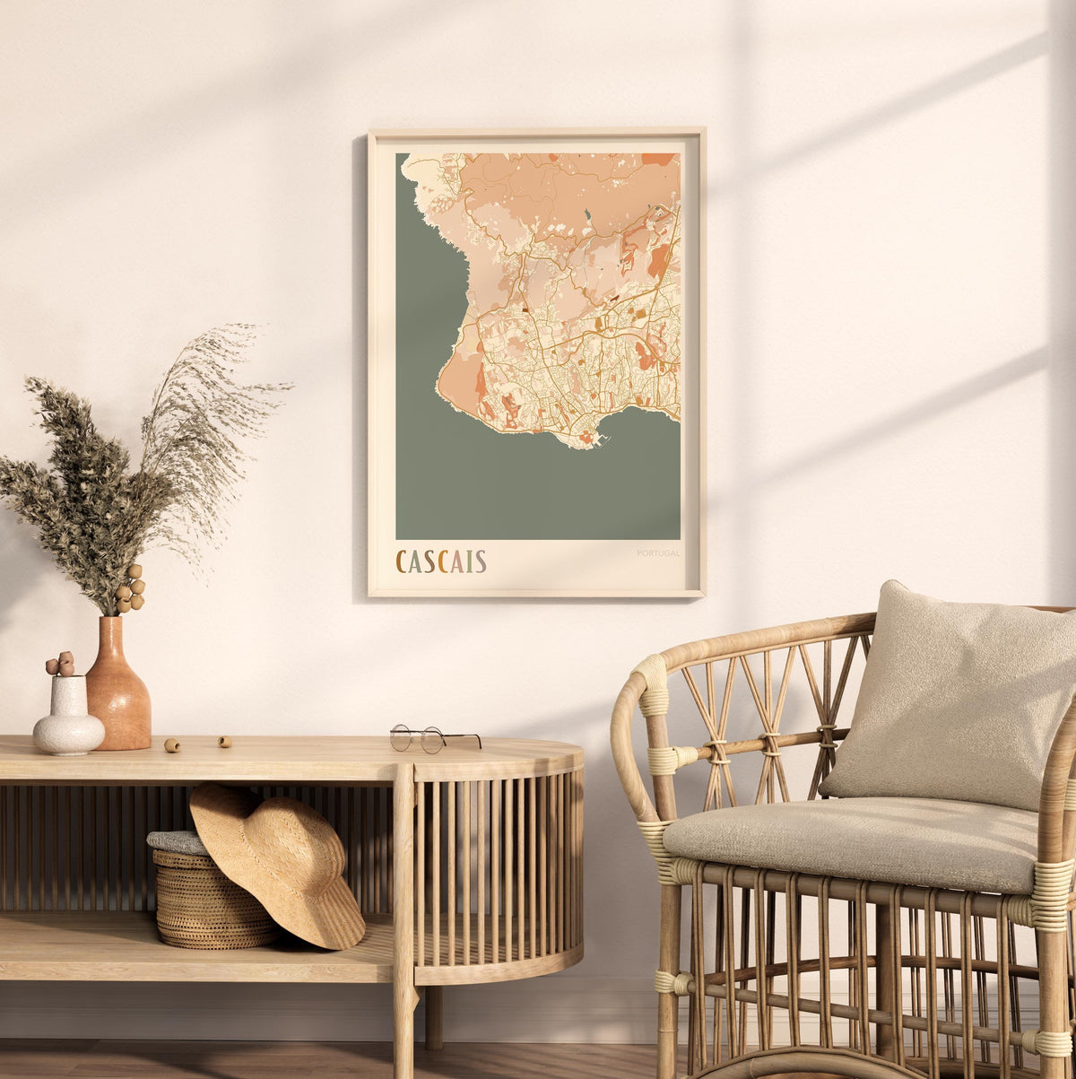 cascais portugal map poster - image 3