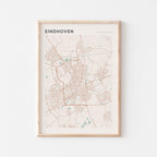 eindhoven netherlands map poster - image 1