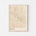 bremen germany map poster - image 1