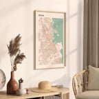 doha, qatar map poster - image 2