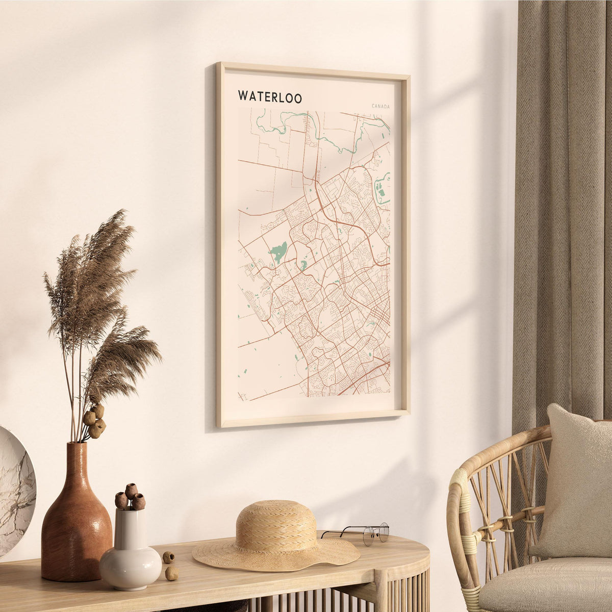 waterloo, ontario map poster - image 2