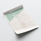 bruges belgium map poster - image 4