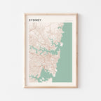 sydney, australia map poster - image 1
