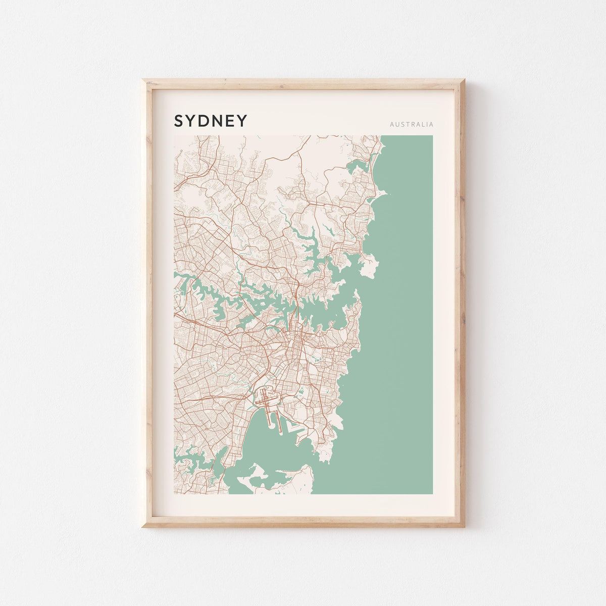 sydney, australia map poster - image 1