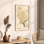 yangon, myanmar map poster - image 2