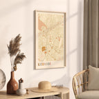 kathmandu, nepal map poster - image 2