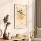 adana, turkey map poster - image 2