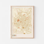 erbil, iraq map poster - image 1