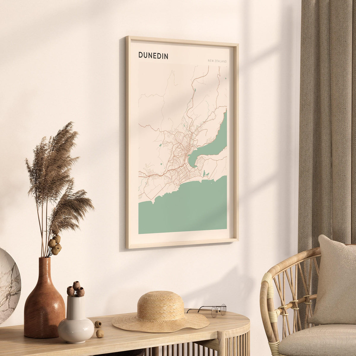 dunedin, new zealand map poster - image 2