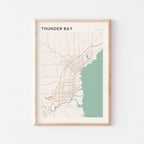 thunder bay, ontario map poster - image 1