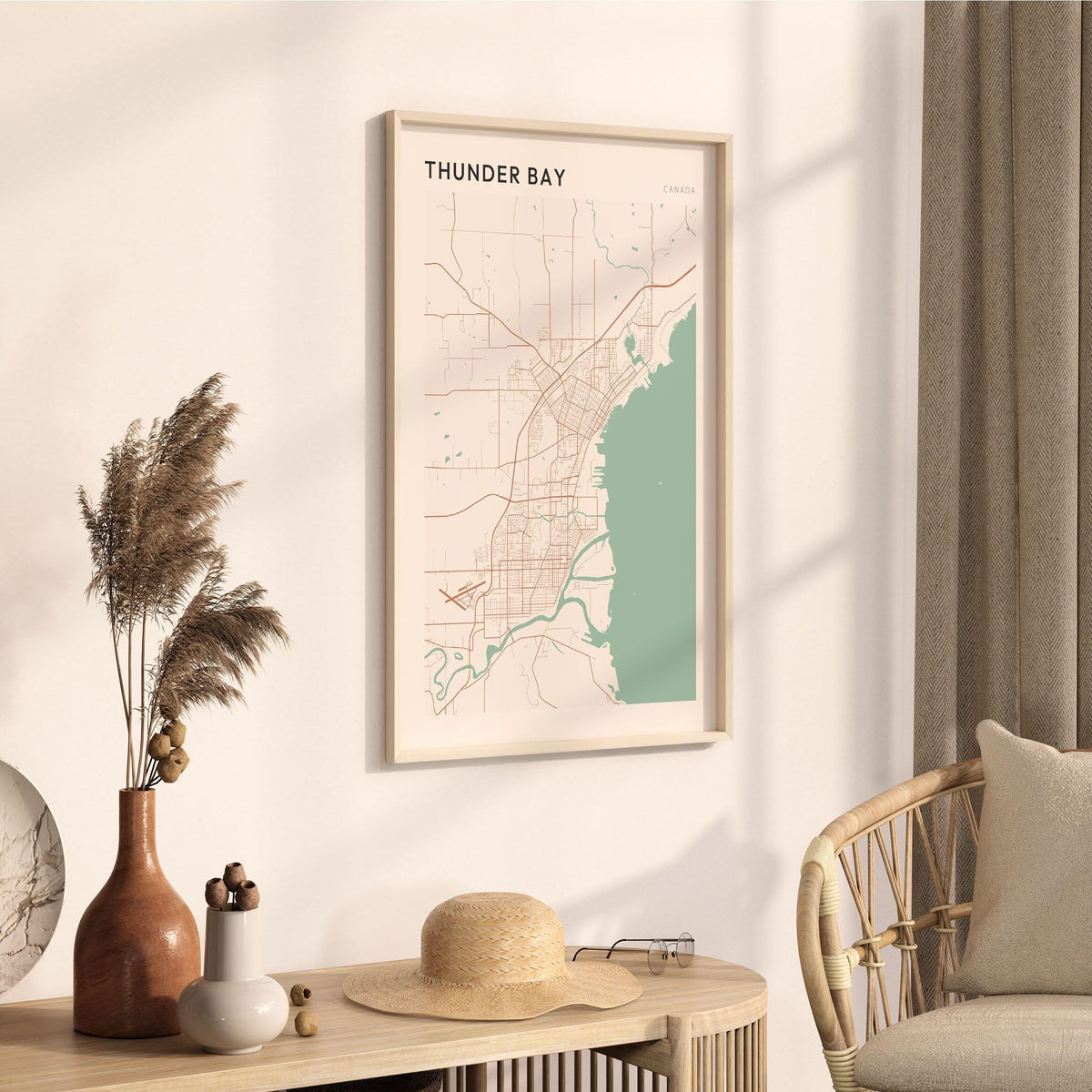thunder bay, ontario map poster - image 2