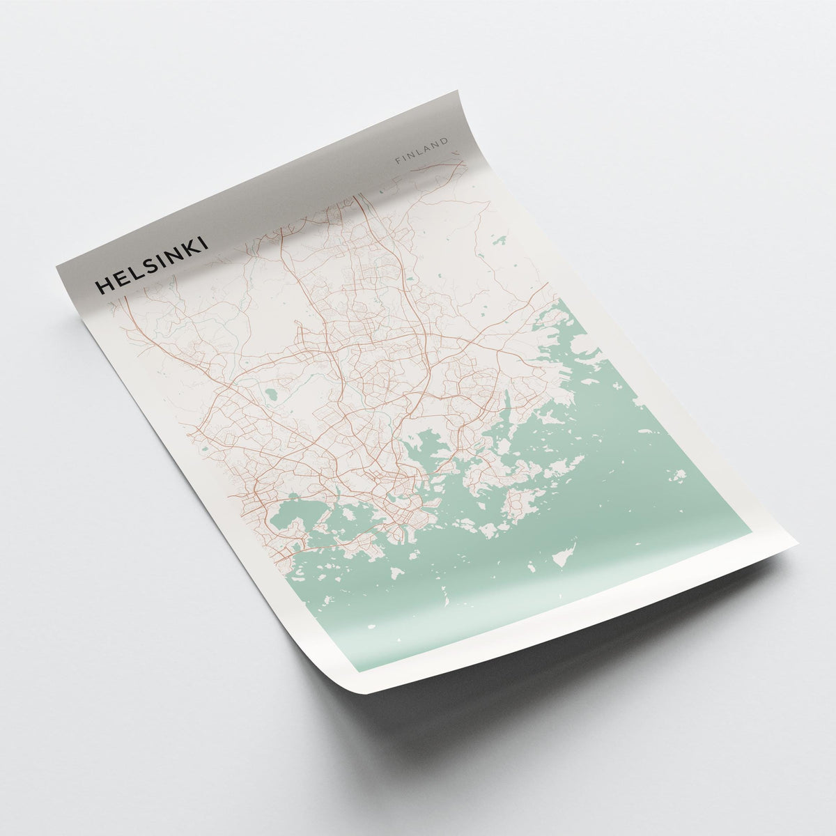 helsinki finland map poster - image 4
