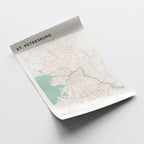 saint petersburg russia map poster - image 4