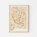 cologne germany map poster - image 1