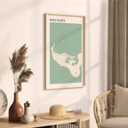 nukualofa, tonga map poster - image 2