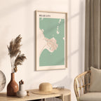belize city, belize map poster - image 2