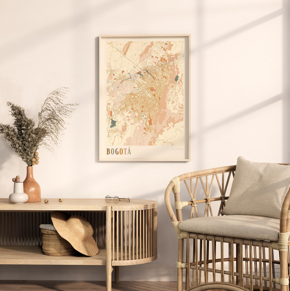 bogota, colombia map poster - image 3