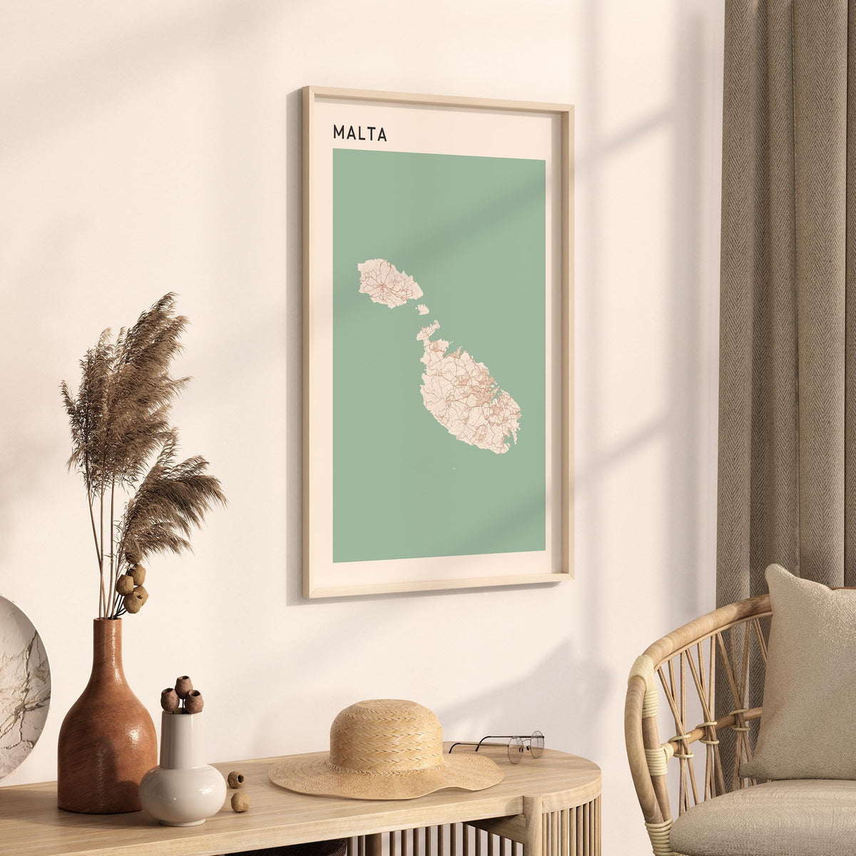  malta map poster - image 2