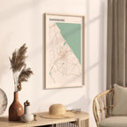 gangneung, south korea map poster - image 2
