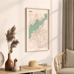 vigo spain map poster - image 2