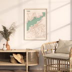 vigo spain map poster - image 3