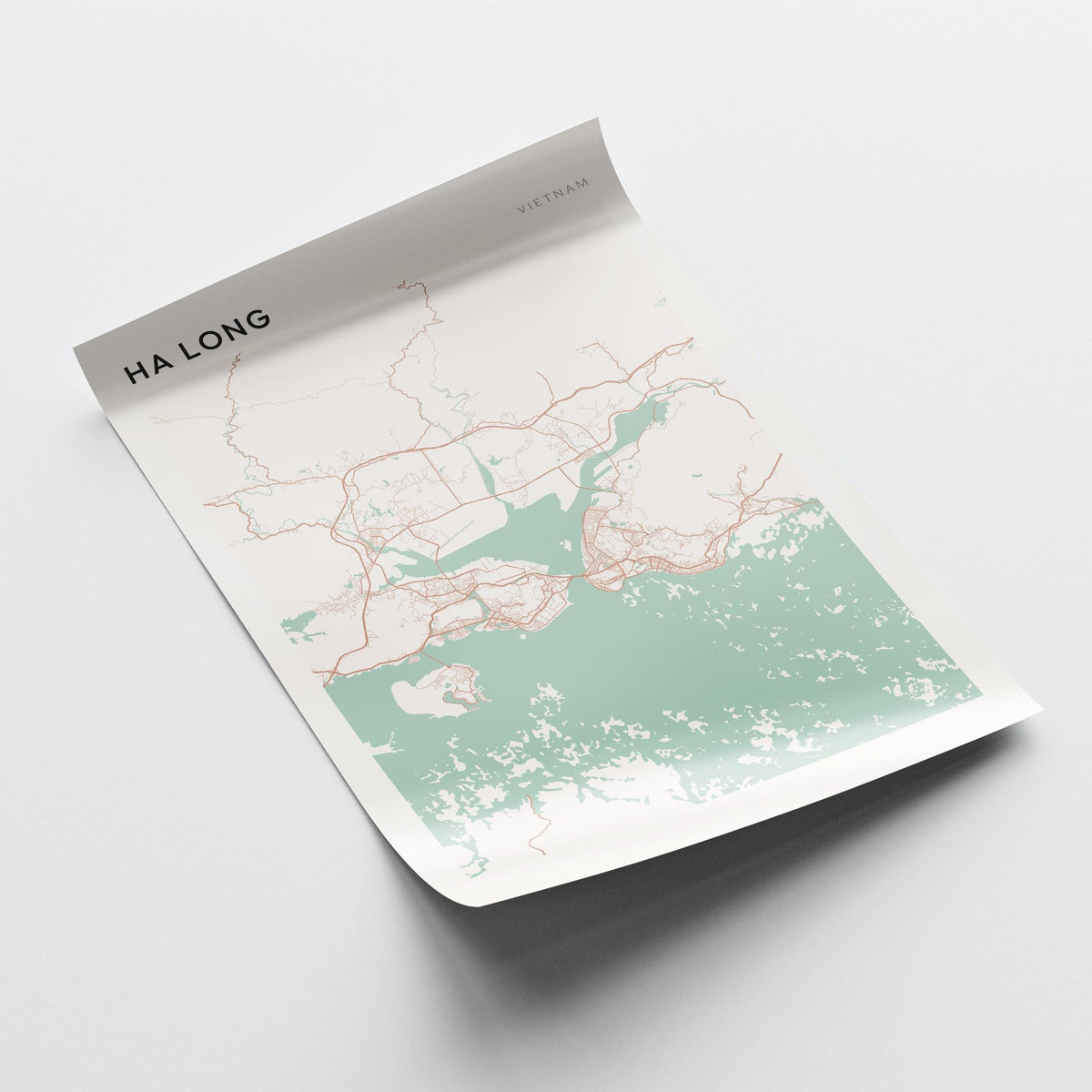 ha long, vietnam map poster - image 4