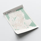 st. john's, newfoundland and labrador map poster - image 3