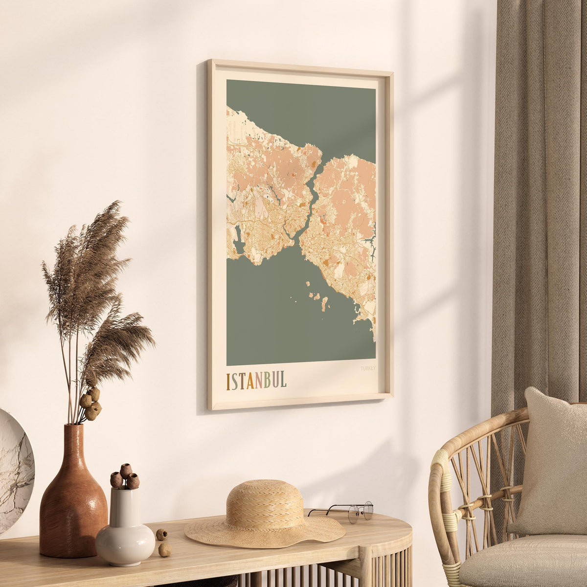 istanbul, turkey map poster - image 2