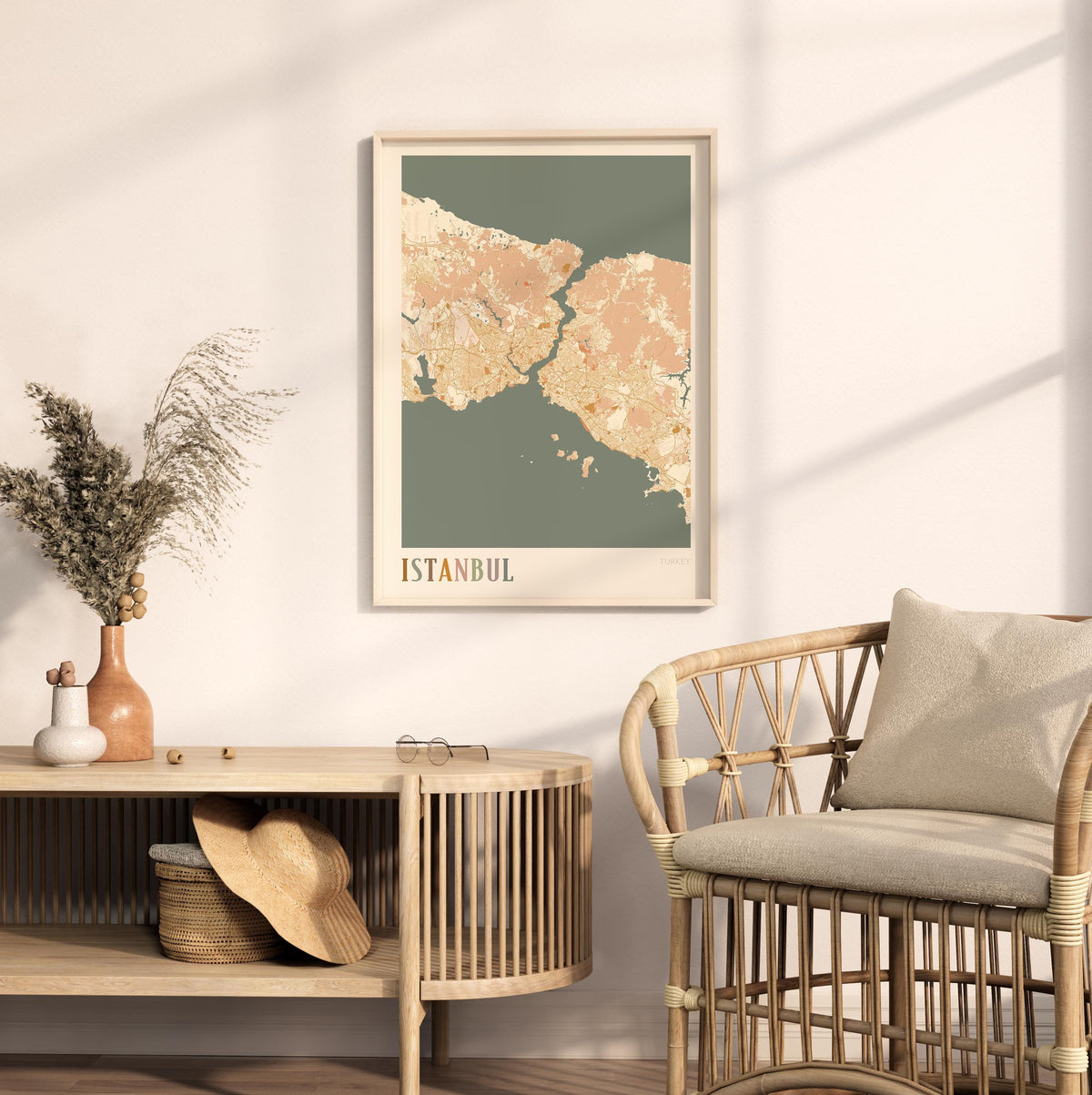 istanbul, turkey map poster - image 3